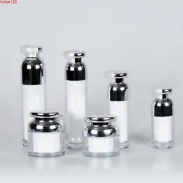 빈 리필 화장 화장품 Airless 펌프 용기 컨테이너 30ml 50ml 100ml 달팽이 핸드 크림 여행 병 바이알 10pcsgoods