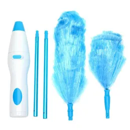 Electric Duster Portable Rechargeable Adjustable Household 360 Cleaner Feather Microfiber Instant Brush Dust Cleaning Tools