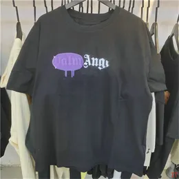 2021 Tröja Frankrike Senaste våren Sommar Paris Gradient Letters Tee T-tröja Mode Hoodies Män Kvinnor Casual Bomull T-shirts # M19