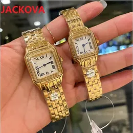 Mens Womens Diamonds Watch Montre de Luxe Quadrado Designer 904L Steel Steatwatches Japão Quartzo Movimento Casal relógio de pulso Orologi da Uomo di Lusso