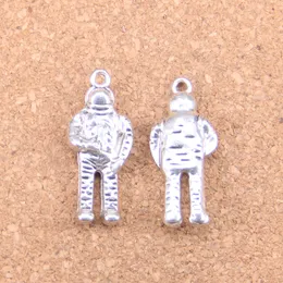 26st Antik Silver Bronze Plated Universe Astronaut Charms Pendant DIY Halsband Armband Bangle Resultat 31 * 13 * 6mm