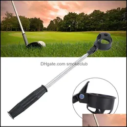 Utomhus Golf Ball Picker Antenna Mast Praktisk Plockverktyg Utomhussporter Högkvalitativa Aessories Training Aids Drop Leverans 2021 dl0qu