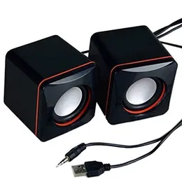 Portable komputerowe Przenośne głośniki komputerowe USB Pulpit Mini Speaker Bass Sound Music Player System Przewodowy Mały Głośnik