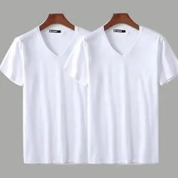 2pcs män Tshirt Spanex Fitnes Kläder Man Toppar T-shirt för manlig solid färg Tshirts Multi Colors T-shirt B0890 210518