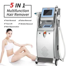 OPT HR IPL Laser Machine Super Hair Removal Q Switch ND YAG Laser Tattoo Removal مع الياقوت النقي