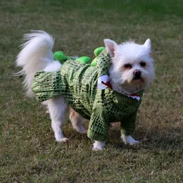 Engraçado animal de estimação gato cão vestuário crocodilo cosplay cosplay roupa schnauzzer teddy bichon animais de estimação cães casacos