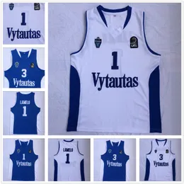 Maglie da basket NCAA Lituania Prienu Vytautas Camicia da basket 1 Lamelo Jersey 3 Liangelo Ball Uniform All Cucited Team College