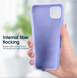 Trendy Silicone Phone cases Soft edge material for Iphone 11 12 13 many colors to choose hot item fashion