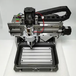 DIY MINI 3020 CNC Router 500W USBポートラインレールCNCミリング彫刻マシン3AXIS 4AXIS 5AXIS水タンクと木工アルミニウム