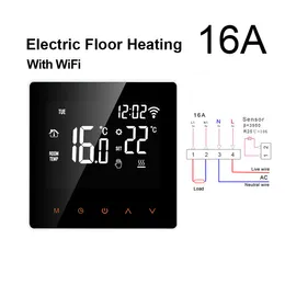 TUYA WIFI Smart Thermostaat Elektrische Vloerverwarming Water / Gas Boiler Temperatuur Afstandsbediening voor Google Home Alexa
