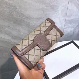 Lady Famous Designer Fashion Luxury Small Exquisite Handbag Brown Leather Piping Wallet Buckle Opening Closing Classic Artwork Clutch Bags