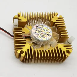 ライトビーズゴールデンシルバーアルミニウムヒートシンク高電力用ファン5W/10W LEDチップ冷却クーラーDC12V