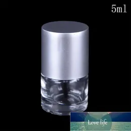 5 ml Clear Glass Tom Nail Polish Bottle Container med lockborste Nail Gel Bottles and Jars