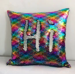 The latest 40X40CM pillow case, sequin letter ABC pattern style selection, texture household goods, support custom logo