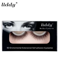 Liddy False Eyelashes Self Adhesive Elegant Makeup Fake Eye Lashes Long Natural Extension Reusable Eyelash