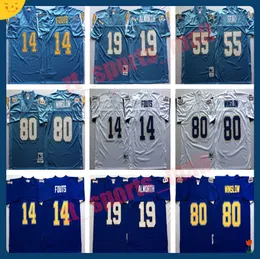 Vintage Football Uniform LaDainian Tomlinson Dan Fouts Lance Alworth Junior Seau Kellen Winslow Jerseys