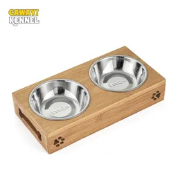 Novo Popular Cat Alimentador Beber Tigelas Para Cães Gatos Pet Food Tigela Comedero Perro Miska Dla PSA Gamelle Chien Chat Voerbak Y200922