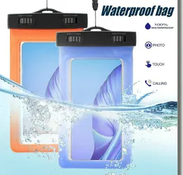 Outdoor PVC Plastic Dry Case Waterproof Bag Sport Cellphone Protection Universal Cell Phone Cases For Smart Mobile Telephone