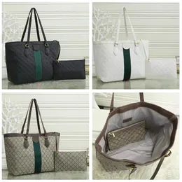 2pcs set New fashion women handbags ladies designer composite bags lady clutch high qulity bag shoulder tote female purse 129242S