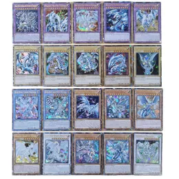 Yu-Gi-Oh! 72 different English cards Pterodactyl Tianlong Flash Card Children's Toy Gift Collection Card Christmas Gift G220311