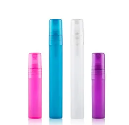 2021 5ml 8ml 10ml plastsprayflaska, tom kosmetisk parfymbehållare med dimma atomiserare munstycke, parfymprovflaskor