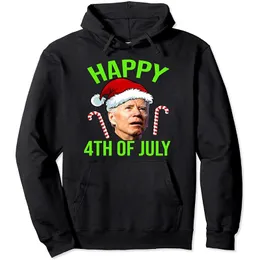 Męskie bluzy bluzy Szczęśliwe 4 lipca Joe Biden prezydent Funny Christmas Pajama Pullover Hoodie