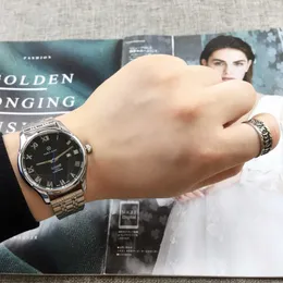 U1_DROPSHipping Pablo Raez Новый стиль 100% кожаный человек наручные часы роскошные часы с датой простых relogies мужская мода повседневная календарь высокого качества Relogio