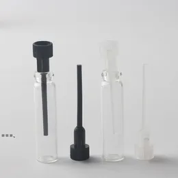 NEW1ML 2ml 3ml Empty Mini Glass Perfume Small Sample Vials Perfume Bottle Laboratory Liquid Fragrance Test Tube Trial Bottle RRD11779