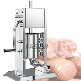 Vertical Manual Stainless Steel Sausage Stuffer Machine Sausaged Maker Filling Sausages Filler Meat Tools