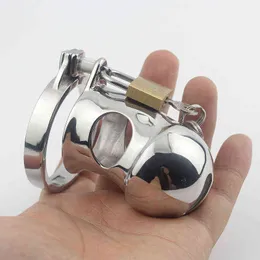 NXYCockrings BEEGER Penned In Male Chastity Device Closed Shaft Cock Cage with Piss Slit 1126