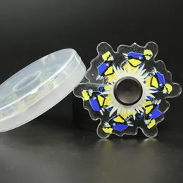 Fidget leksaker roterande animation spinner springer animerad karaktär bär dynamisk spinning toppleksak hand fingertopp gyro dekompression ångest dhl