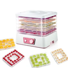 Electric 250 W 5 TACKI DEHYDRATOR DEHYDRATOR MASZYNY Suszone owoce warzywa zioła Maszyna do mięsa Mini Mini Snacks Suszarka