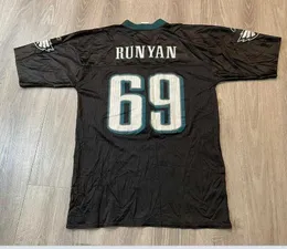 Sjzl Rare Football Jersey Men Youth Women Vintage Jon Runyan High