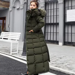 Mulheres para baixo parkas inverno mulheres jaqueta casaco fêmea 2021 grosso quente eterwear longa moda encapuçado