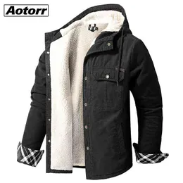 Neue Männer Winter Cord Jacke Wolle Linner Casual Männliche Mit Kapuze Warme Parka Militär Mäntel Outwear Thermische Patchwork EU Größe Y1109