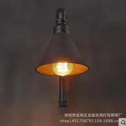 Loft Restaurant Bar Lamp Industry American Country Study Water Pipe Creative Wall Corridor Lamps