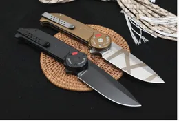 High Quality BF2RCT Flipper Folding Knife N690 Titanium Coated Drop Point Blade 6061-T6 Handle Ball Bearing Survival Tactical Knives With Retail Box