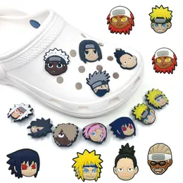 anime comic soft pvc sko charms jibtz för clog tillbehör tecknade dekorationer xmas gåva ges ut