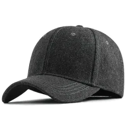 Snapbacks 60-68 cm baseball outdoor in winter suitable for felt big bone men oversized wool sports cap G230529