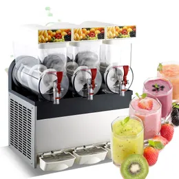 Free shipment to door kitchen 3*15L bowls smoothie frozen drinks machine frozen slushie maker