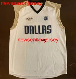 100% 스티치 2006 결승전 Dirk Nowitzki Jersey Basketball Jersey Mens 여성 청소년 스티치 커스텀 번호 이름 Jerseys XS-6XL