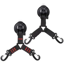 2 PCS Outdoor Double-Headed Suction Cup Hook Camping Tent Strap Sucker Powerful Vacuum Fixed Tools Accessories