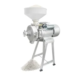 高効率湿地および乾式穀物グラインダー電動給油コーンシリアル米コーヒー小麦粉工場粉砕機