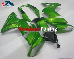 Motocicleta verde FATINGS PARA KAWASAKI ER-6F Fairing Ninja 2009 2010 2011 650R EX650 650 ER 6F 09 10 11 Kit de motocicleta