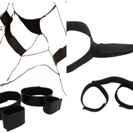 束縛新しい緊縛の襟と手錠のセックスのおもちゃのための女性の束縛SMゲームショップスレーブフェチストラポン1122