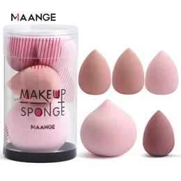 Svampar, applikatorer Cotton Maange Mini Makeup Sponge Wet blir större BB Cream Cosmetic Puff Foundation concealer Powder Beauty M
