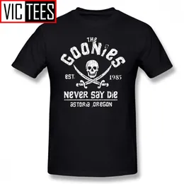 Herren Goonies T-Shirts Goonies T-Shirt Grafik T-Shirt Spaß 100 % Baumwolle Strand Männlich Big T-Shirt 210329