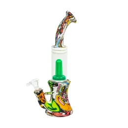 봉수 물 담뱃대 dab rigs 물 파이프 흡연 shisha 유리 필터 그릇 10 인치 실리콘 봉 dab 조작 물 담뱃대 공장