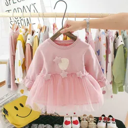 2020 herbst Neugeborenen Baby Mädchen Kleid Für Mädchen 1 Jahr Geburtstag tutu Kleid Prinzessin Baby Kleid Säuglings Kleidung Kleinkind Kleider q0716