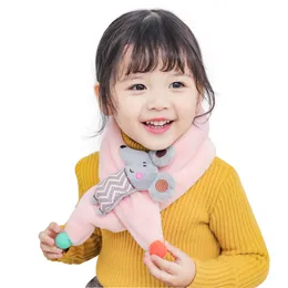 Baby Cute Cartoon Mouse Dinosaur Scarf Barn Autumn Winter Warm Toddler Boys Girls Scarves Billiga Stuff 75*9cm KF124